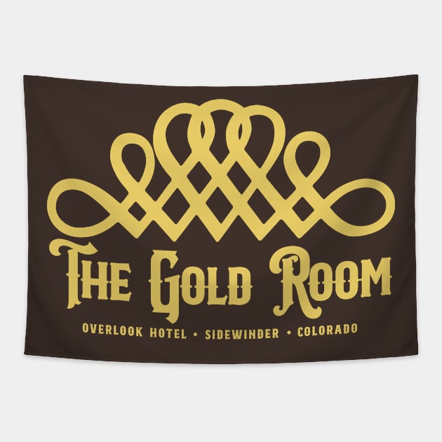 The Gold Room Tapestry by MindsparkCreative