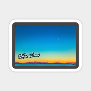 White Sands sunrise Magnet