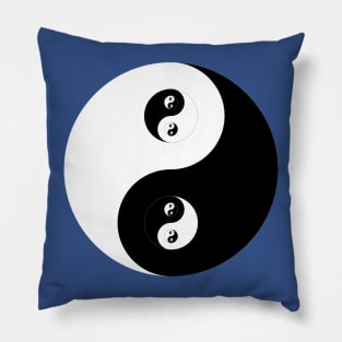 Ying Yang B&W Pillow