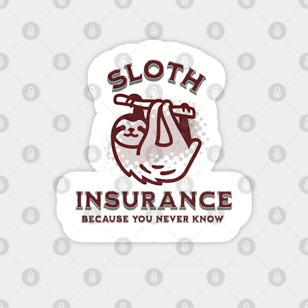 Sloth Insurance Magnet by Farm Road Mercantile 