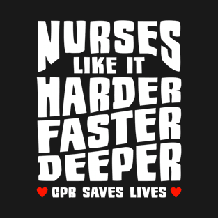 Carer Caregiver Nurse Profession CPR T-Shirt