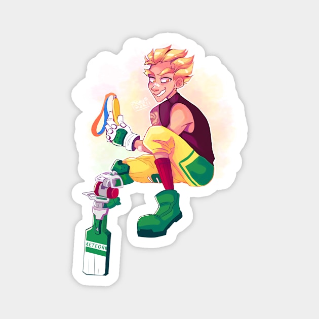 Cricket Junkrat Magnet by maegimaki