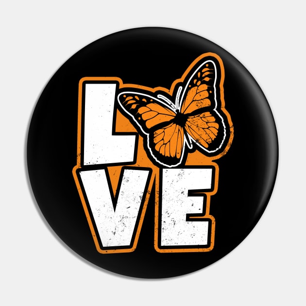 Monarch Butterfly Shirt | Love Gift Pin by Gawkclothing