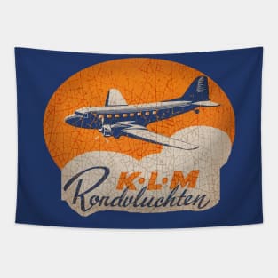 KLM Rondvluchten Tapestry