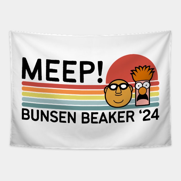 Bunsen And Beaker 2024 - Meep! Tapestry by thriftjd
