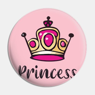 Royal Princess Crown Pin