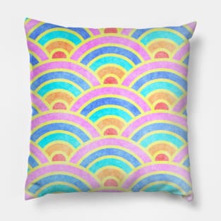 Kawaii Waves Pillow