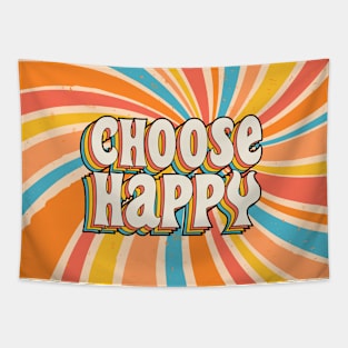 Choose Happy Tapestry