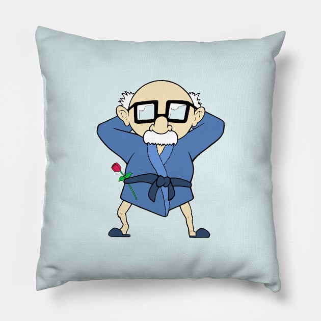 Romantic Grandpa Pillow by WatershipBound