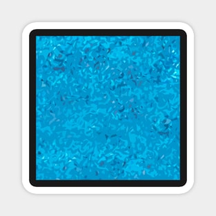 Blue Shapes Pattern Magnet