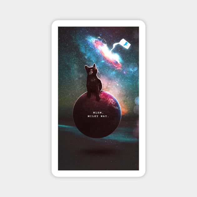 Milky way Magnet by Artype