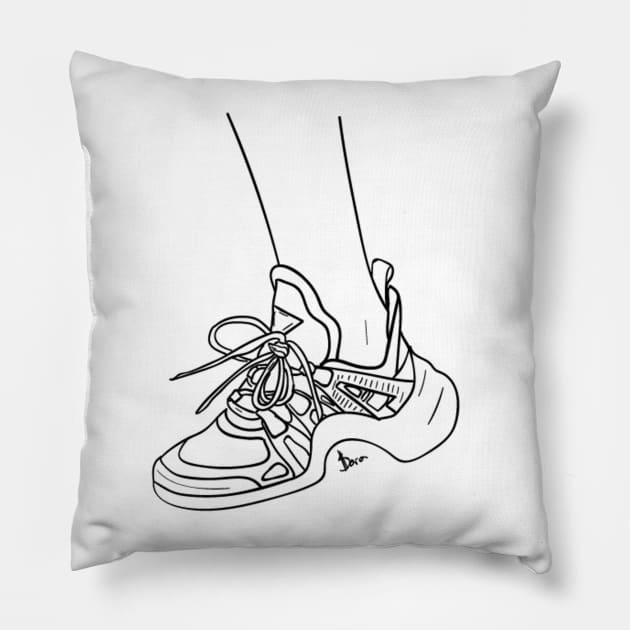 Sneakers Pillow by SassySavage