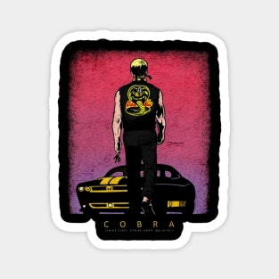 Cobra kai muscle car Magnet