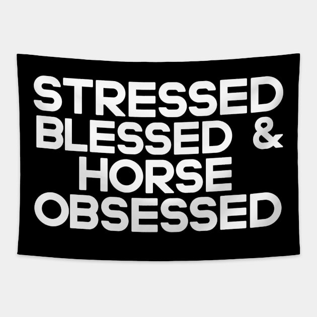 horse lover Tapestry by Design stars 5