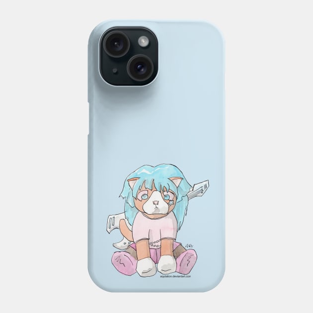 Harlock the Cat's cosplay: Aja of the Holograms Phone Case by Aqutalion