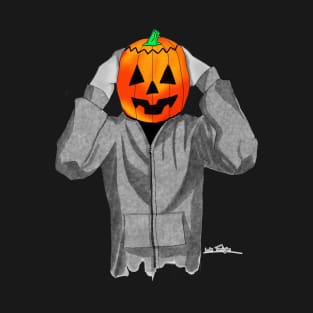 Pumpkin Head - colour splash T-Shirt