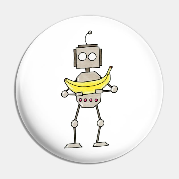 Banana Bot Pin by CuteBotss