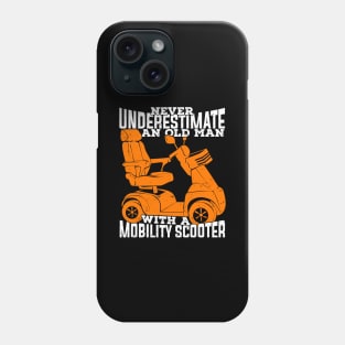 Funny Mobility Scooter Old Man Grandpa Gift Phone Case