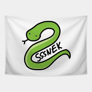 Green snek Tapestry