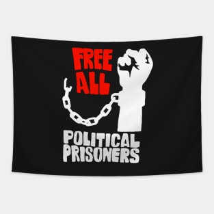 FREE ALL POLITICAL PRISONERS Tapestry