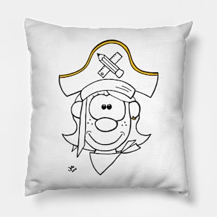 A school pirate Pillow