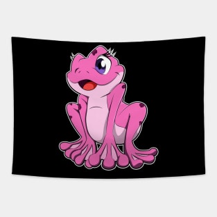 Frog pink Tapestry