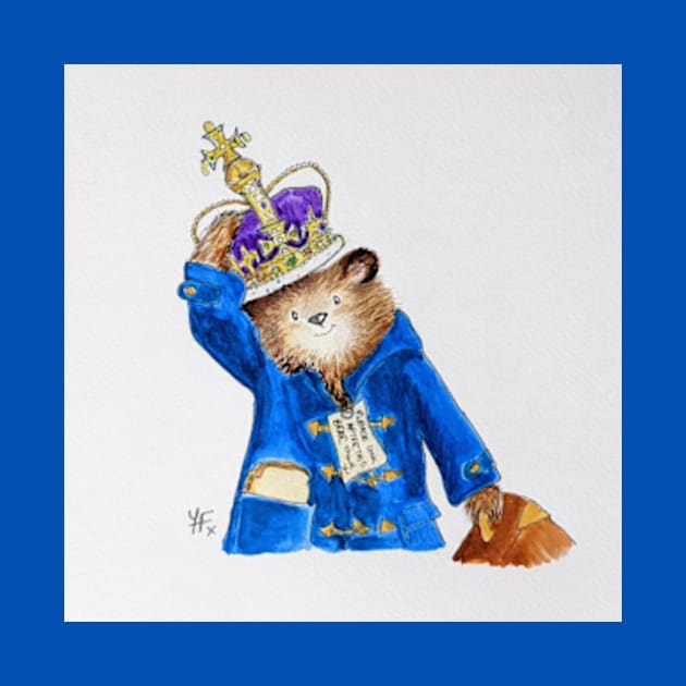 Paddington Bear Coronation by Yvonne Flannery