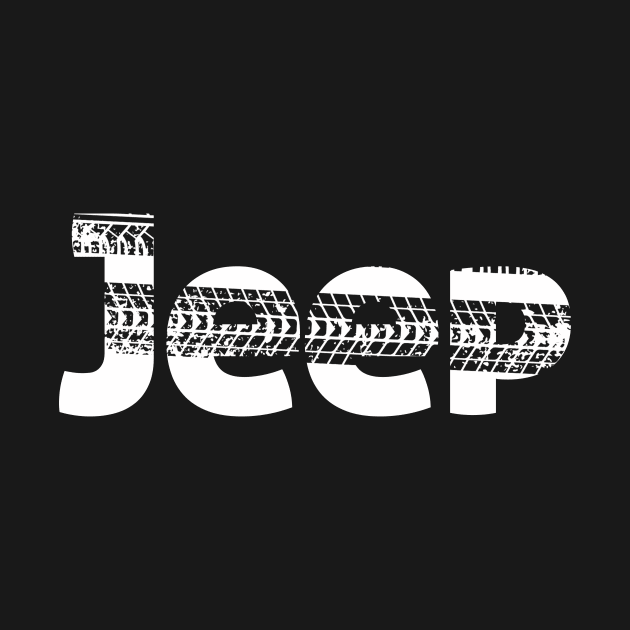 Jeep Tier Skid Mark Logo T-Shirt by mrsticky