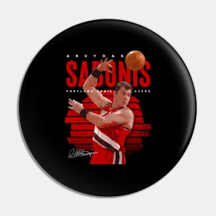 Arvydas Sabonis Pin