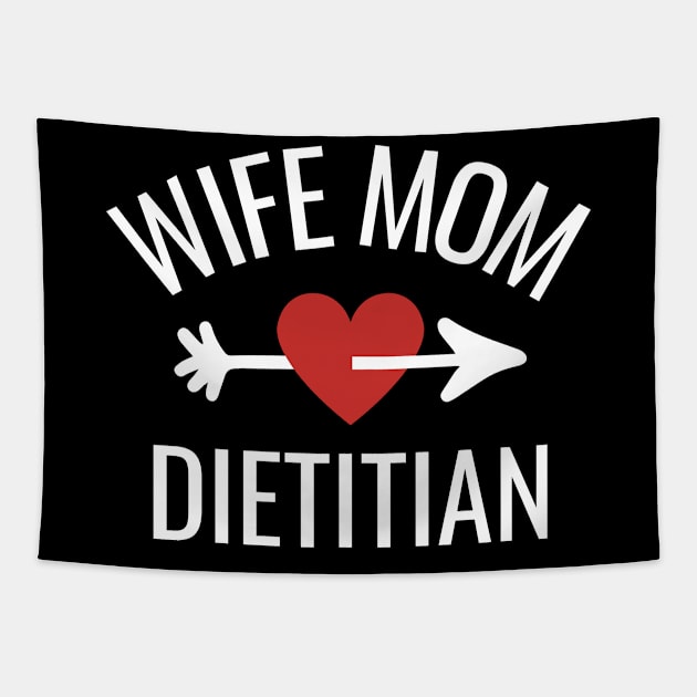 Wife Mom Dietitian Gift Idea Tapestry by divinoro trendy boutique