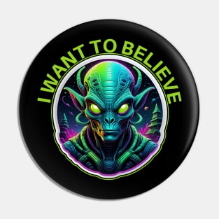 I Want To Believe Pin