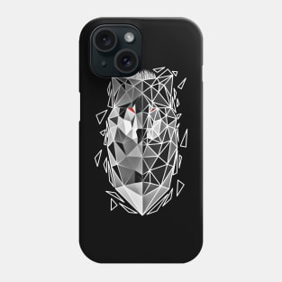 Geometric wolf Phone Case