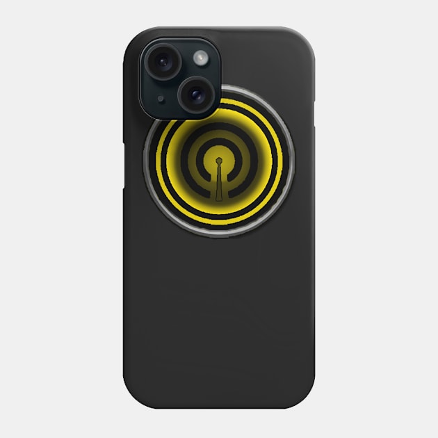 Yellow Caster Emblem (Radio Sentai Castranger) Phone Case by Castranger