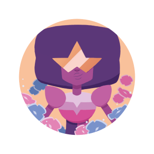 Pastel Garnet portrait T-Shirt