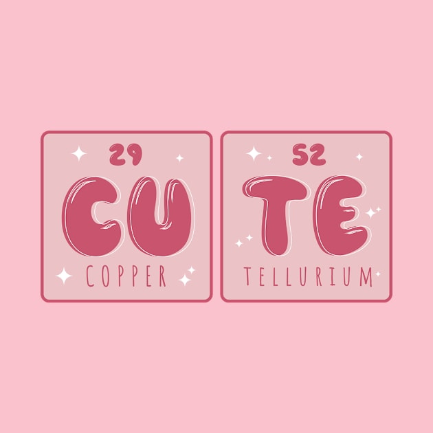 Cute Periodic Table of Elements by Sunburst Designs