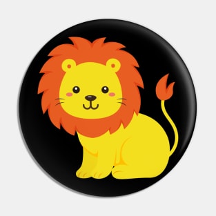 Lion Cub for Kids Pin