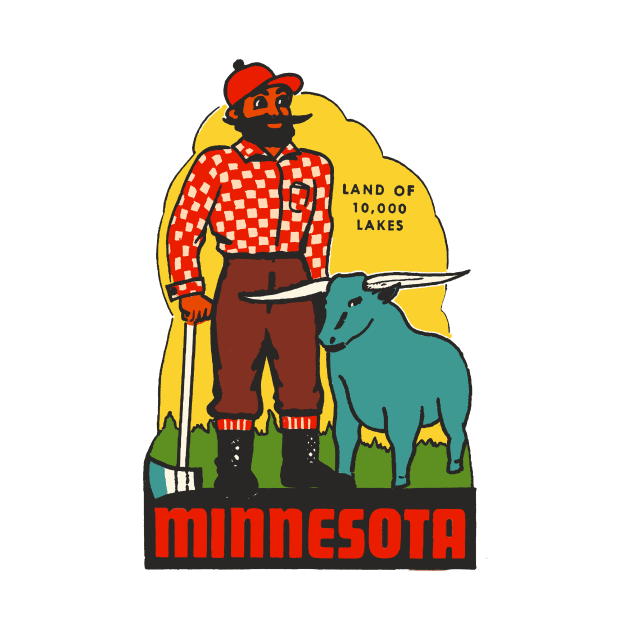 Vintage Minnesota Decal by zsonn