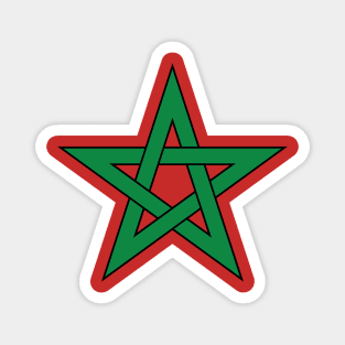 Morocco - Moroccan Flag Magnet