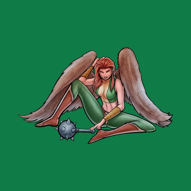 Hawkgirl by belgerles