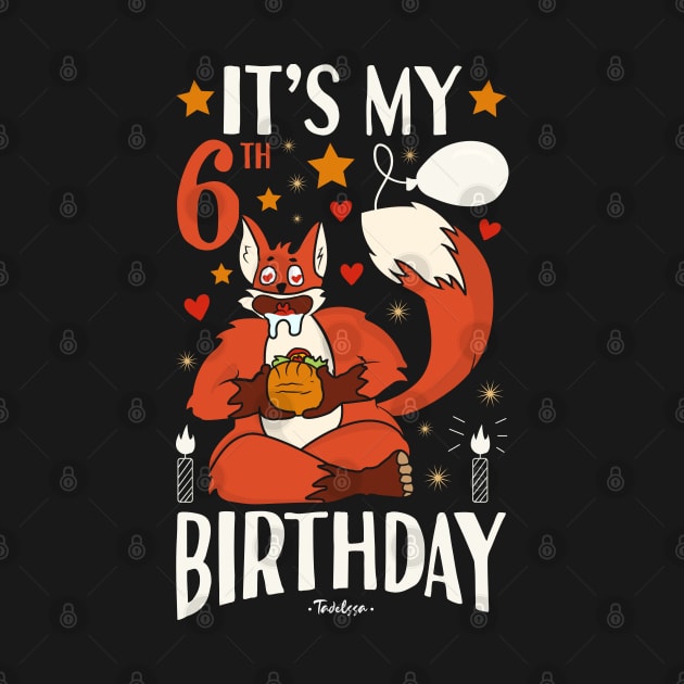 It's My 6th Birthday Fox by Tesszero