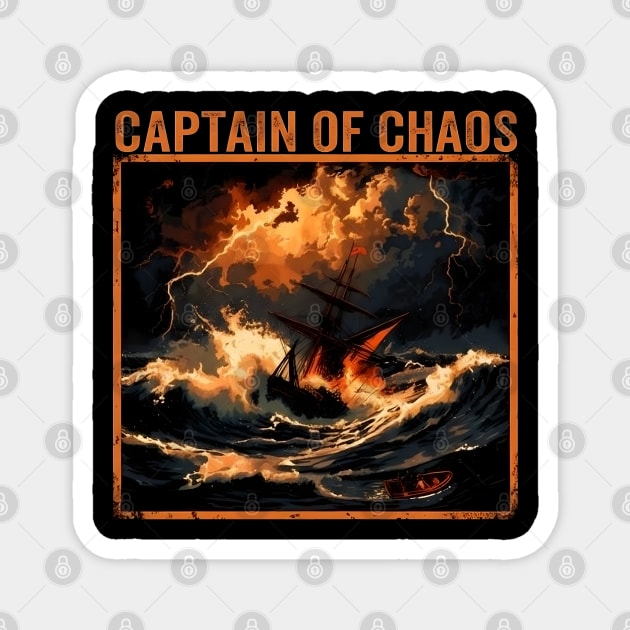 I-Run-A-Tight-Shipwreck Magnet by dtr_art