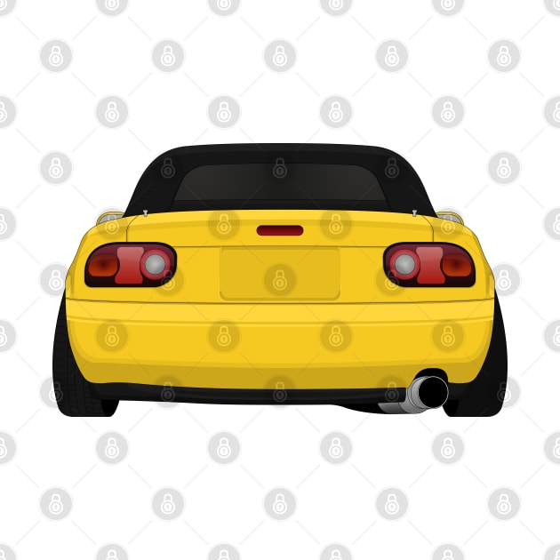 Miata rear Yellow by VENZ0LIC