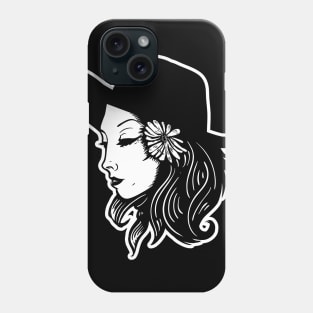 Flowers in her hair Phone Case