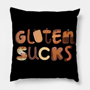 Gluten Sucks - Celiac Disease Pillow