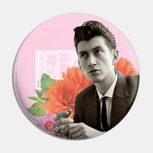 Alex Turner collage Pin