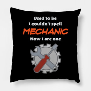 Funny Mechanic Profession Pillow