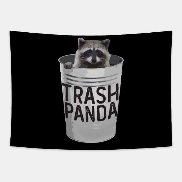 Trash Panda Raccoon Tapestry by giovanniiiii