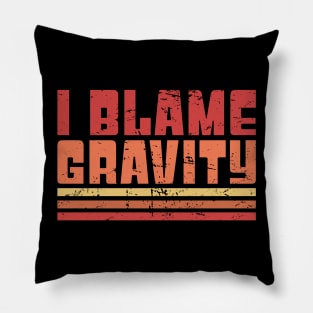 Gravity - Funny Broken Leg Get Well Soon Gift Pillow