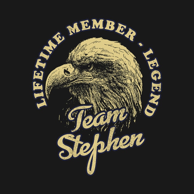 Stephen Name - Lifetime Member Legend - Eagle by Stacy Peters Art