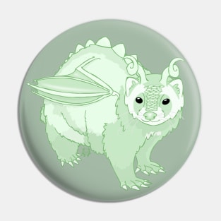 Tule the Dragon Ferret Pin